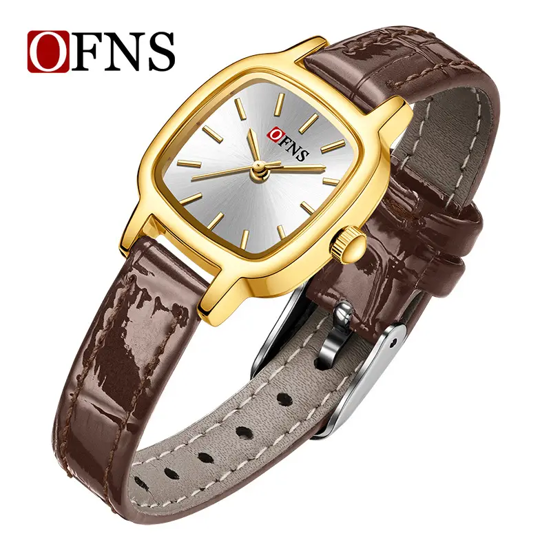 OFNS Gold Square Women's Quartz Watch - Image 2