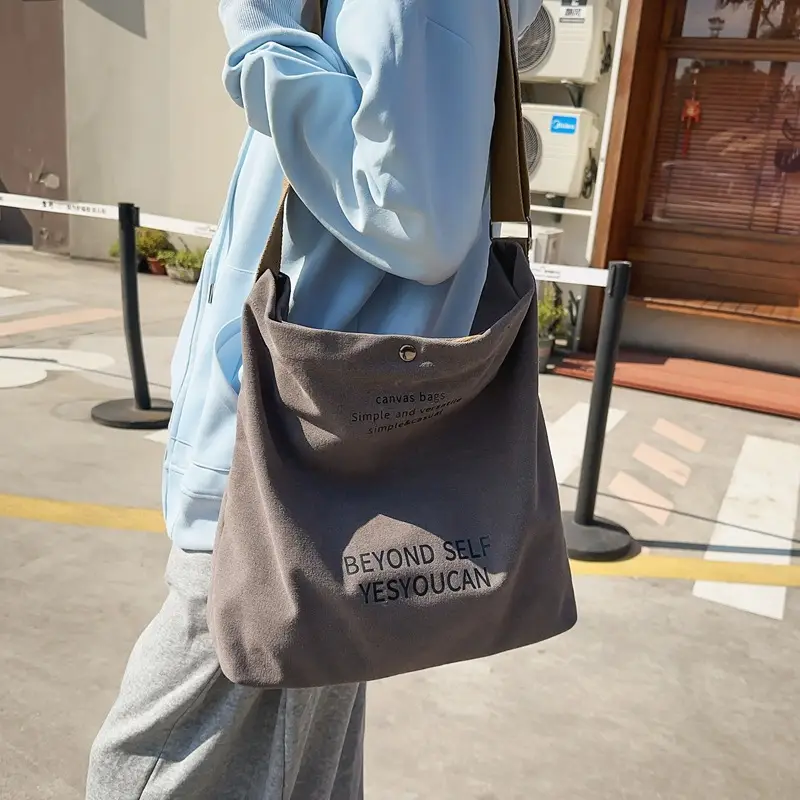 Large Capacity Crossbody Bag for Men Women Retro Ruiying Shoulder Bag - Image 7