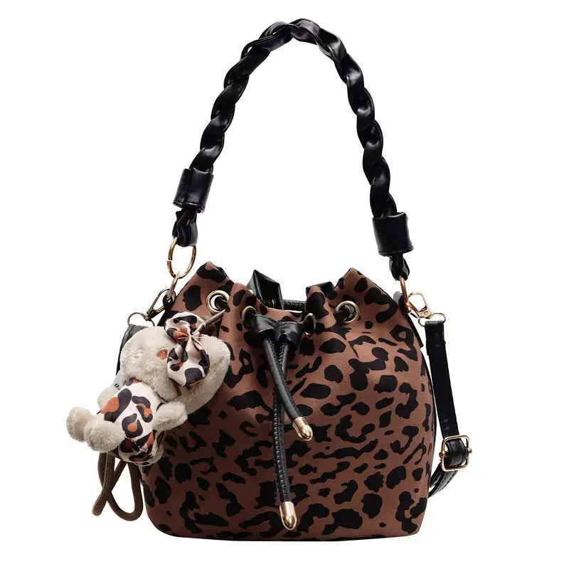 Leopard Print Shoulder Bag for Women 2024 New Arrival - Image 7