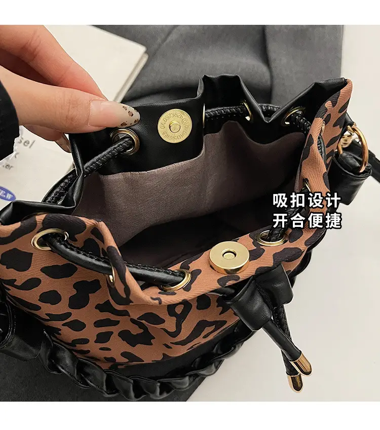 Leopard Print Shoulder Bag for Women 2024 New Arrival — feature 4