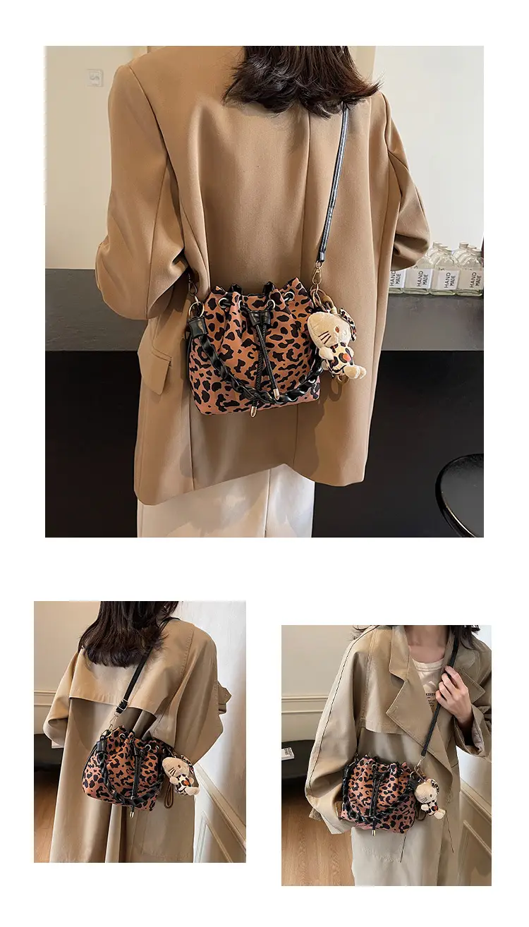 Leopard Print Shoulder Bag for Women 2024 New Arrival — feature 9