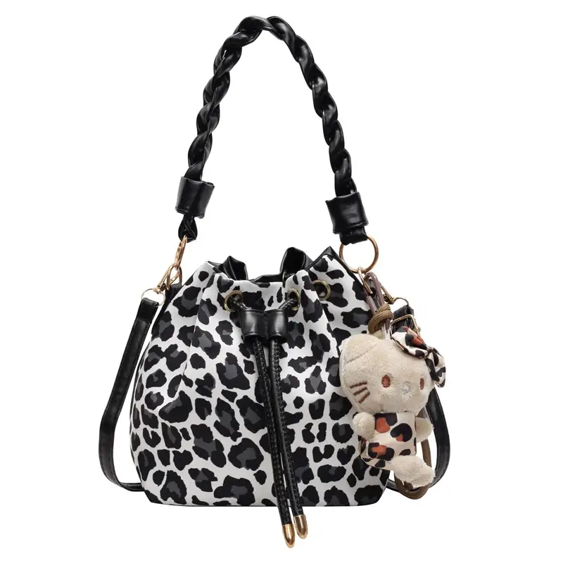 Leopard Print Shoulder Bag for Women 2024 New Arrival - Image 2