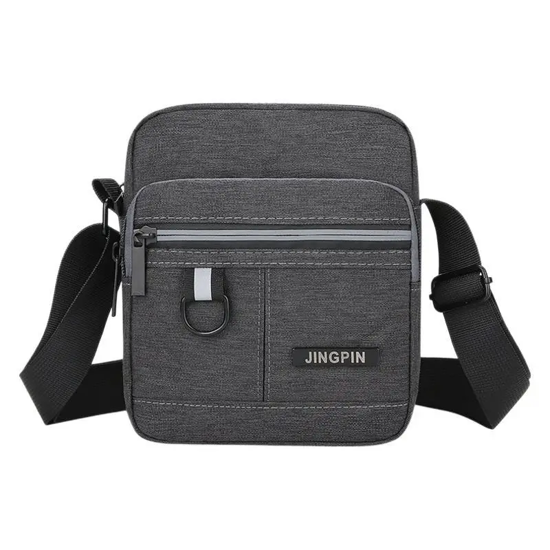 Men's Grey Crossbody Phone Bag Large Capacity Winter Sports - Image 6