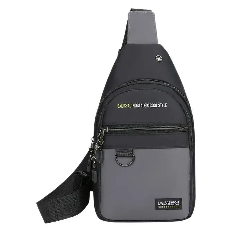 Men's Black Business Travel Crossbody Bag Lightweight All-Match - Image 9