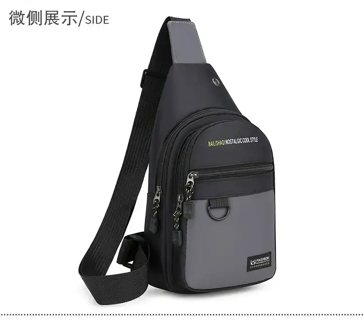 Men's Black Business Travel Crossbody Bag Lightweight All-Match — feature 28