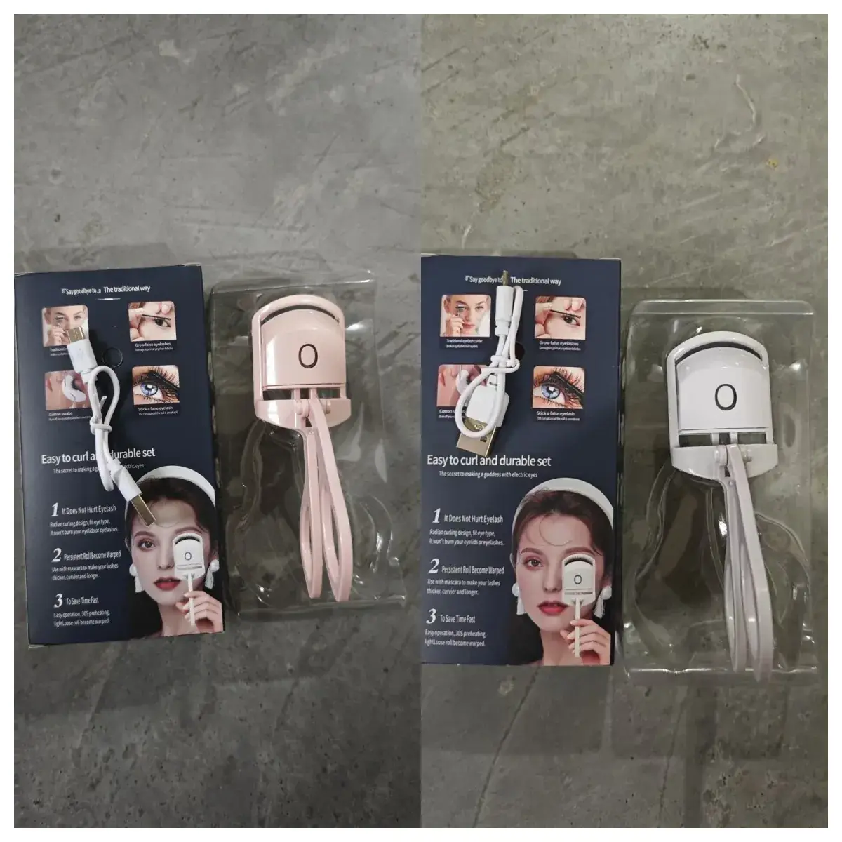 Cross-border Mini Electric Eyelash Curler with Temperature Control — feature 1