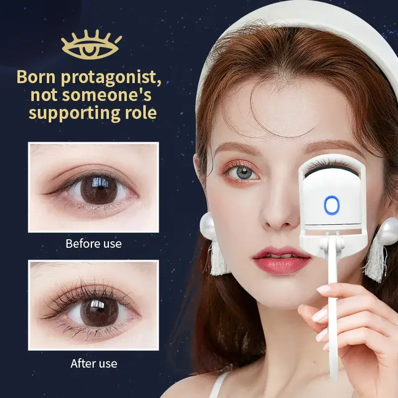 Cross-border Mini Electric Eyelash Curler with Temperature Control — feature 4