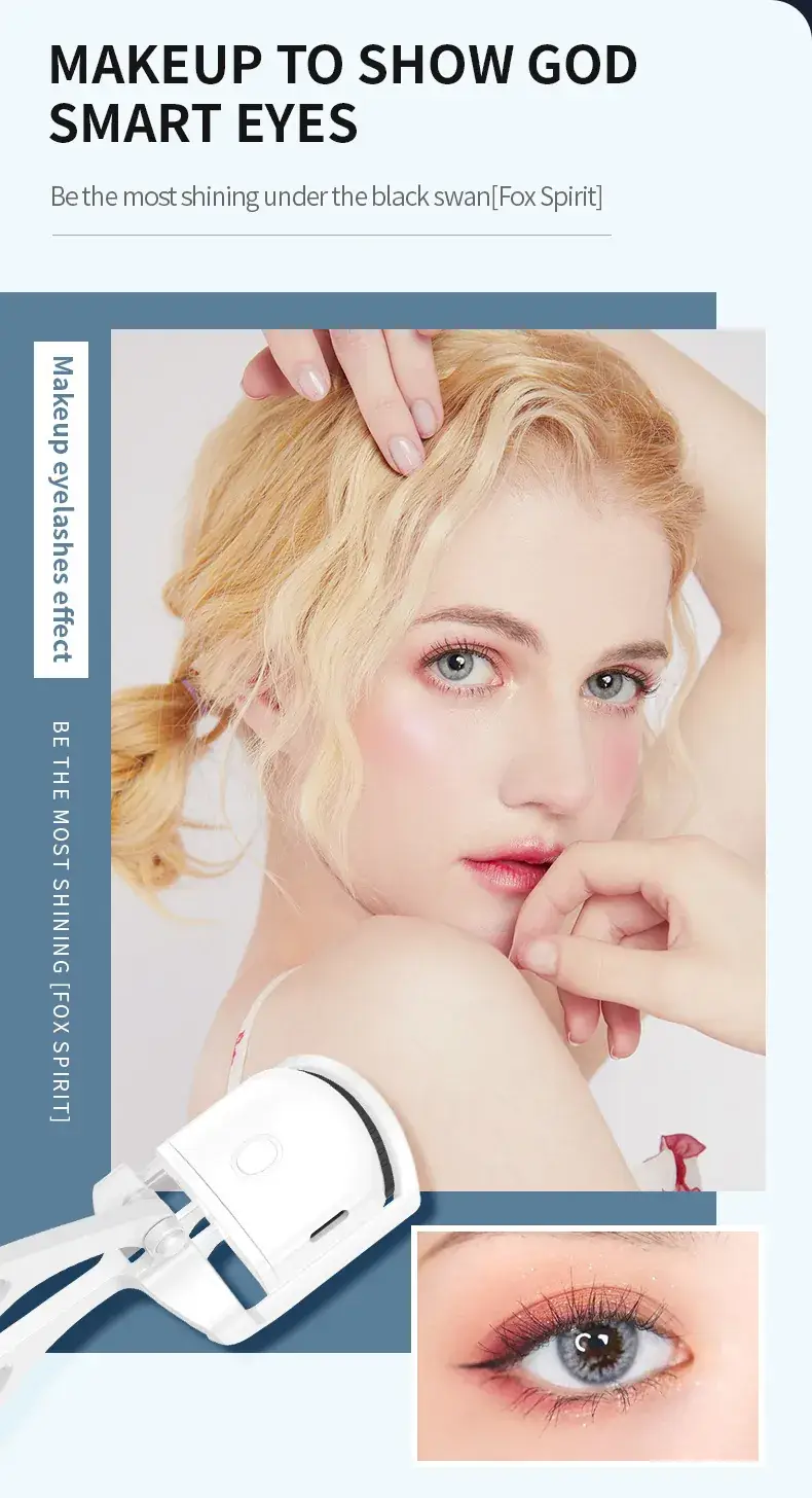 Cross-border Mini Electric Eyelash Curler with Temperature Control — feature 6