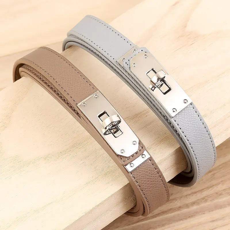Women's High-end Genuine Leather Belt with Dress Seal