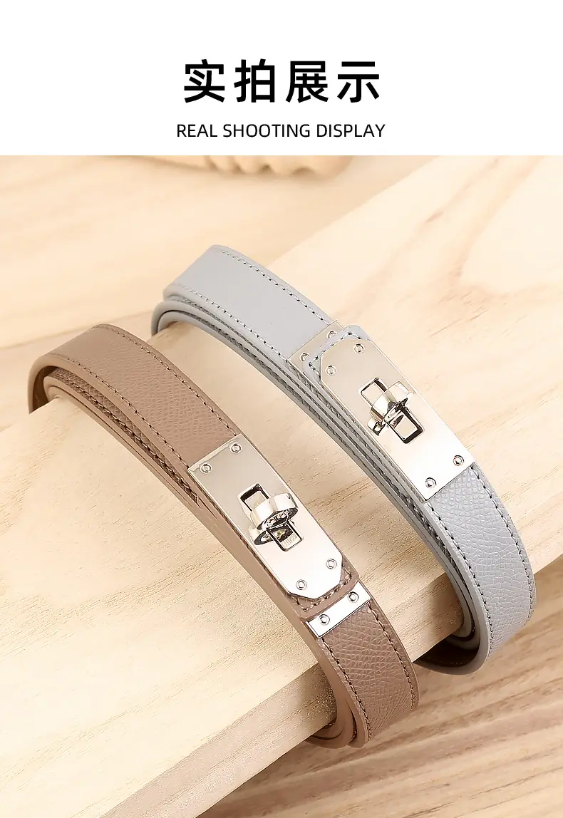Women's High-end Genuine Leather Belt with Dress Seal — feature 14