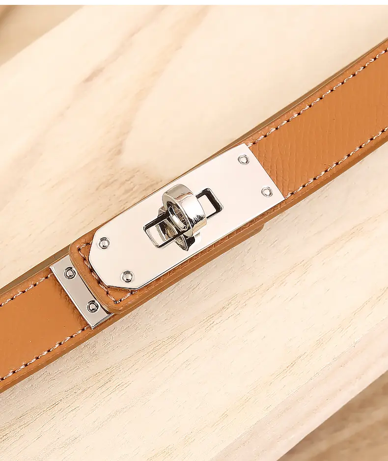 Women's High-end Genuine Leather Belt with Dress Seal — feature 15