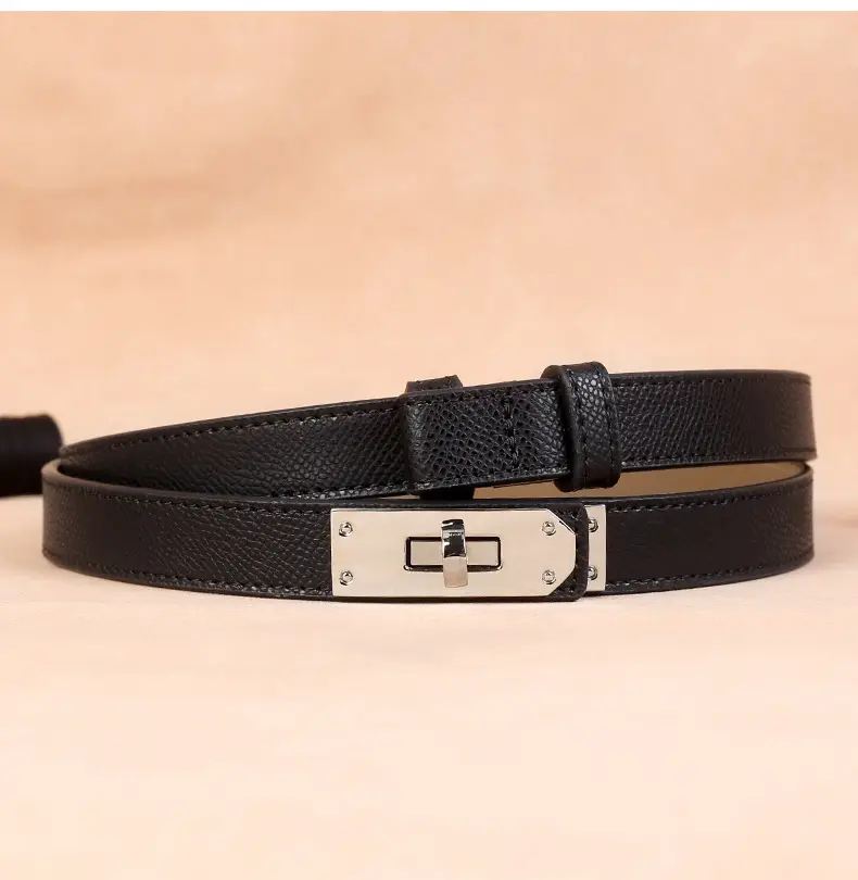 Women's High-end Genuine Leather Belt with Dress Seal — feature 16