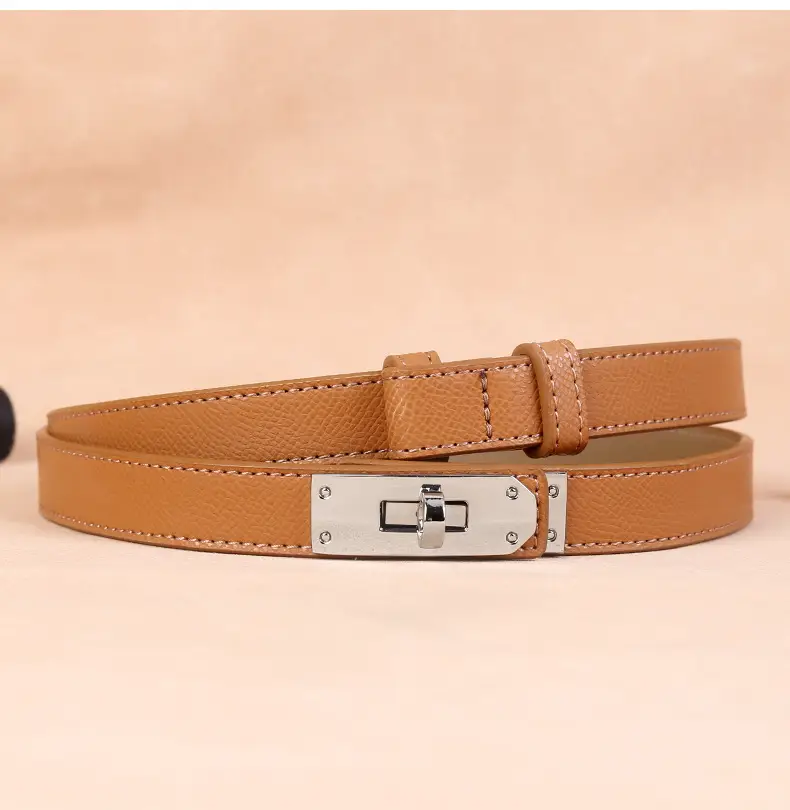 Women's High-end Genuine Leather Belt with Dress Seal — feature 17