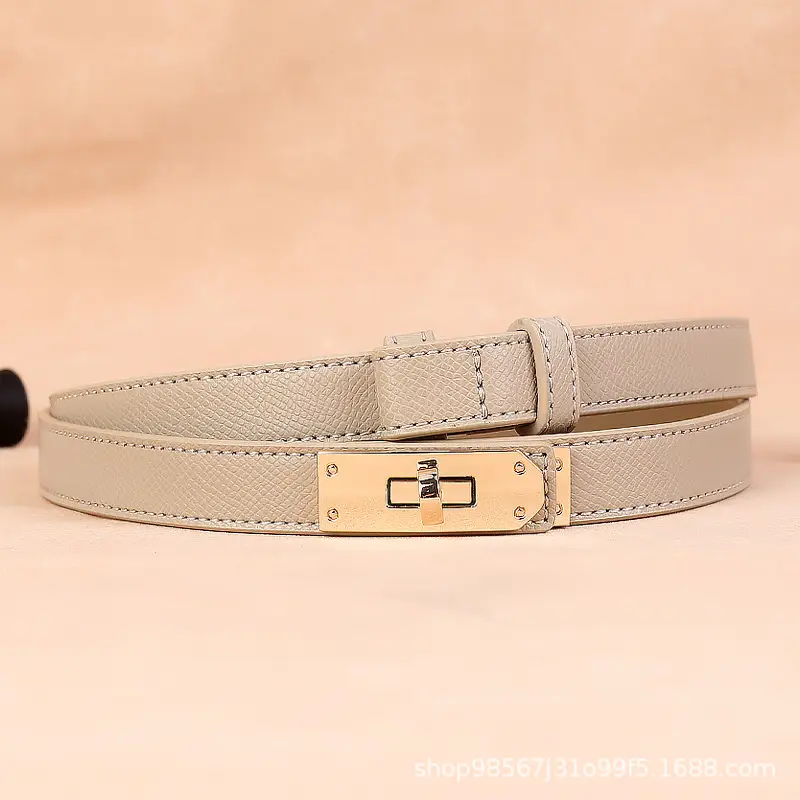 Women's High-end Genuine Leather Belt with Dress Seal
