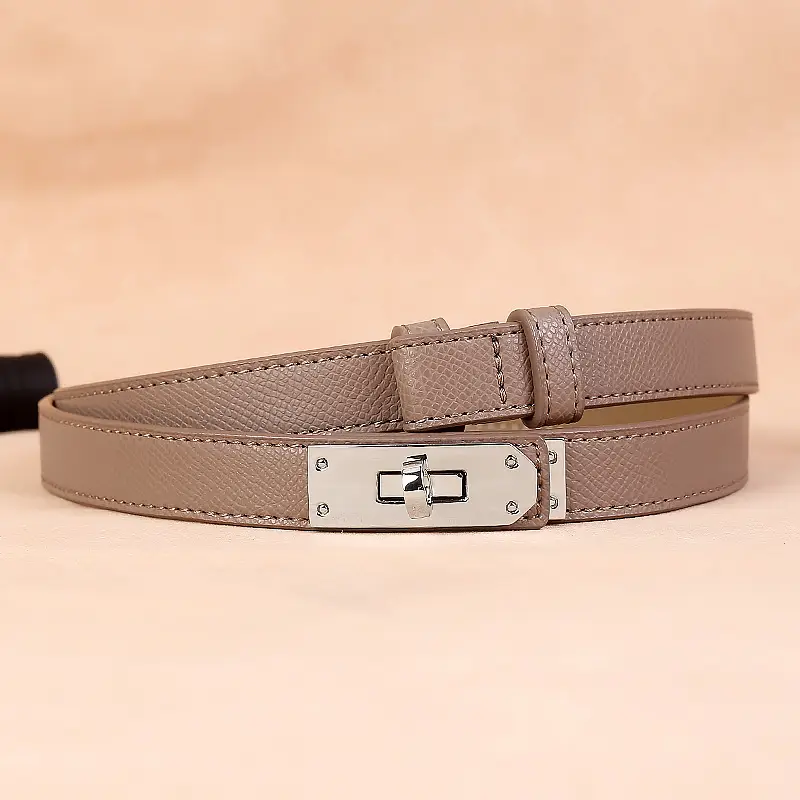 Women's High-end Genuine Leather Belt with Dress Seal