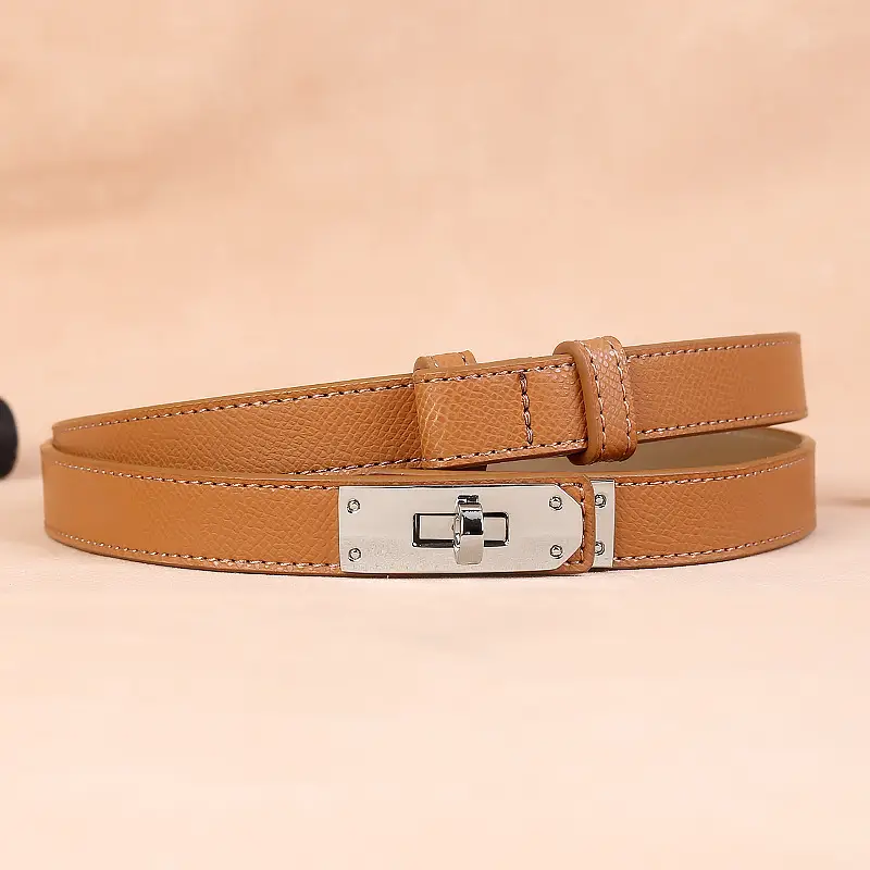 Women's High-end Genuine Leather Belt with Dress Seal