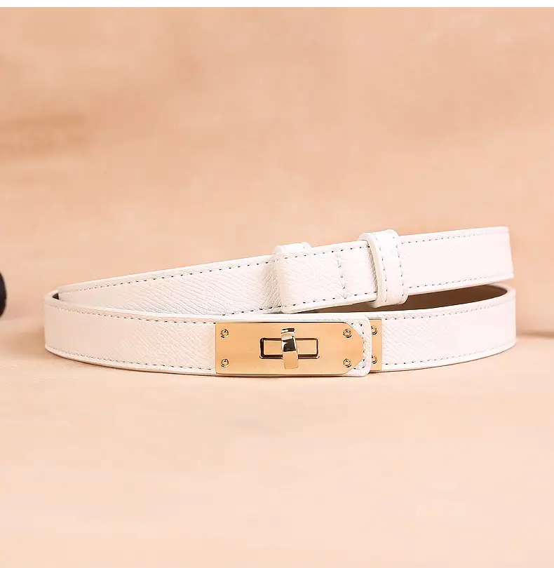 Women's High-end Genuine Leather Belt with Dress Seal