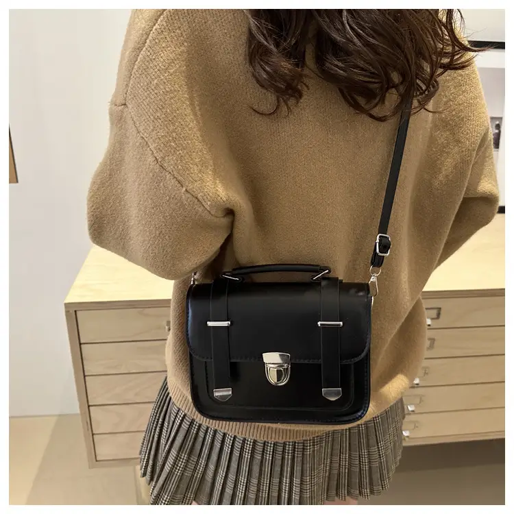 Women's Black Shoulder Crossbody Bag 2024 Winter Trendy — feature 20