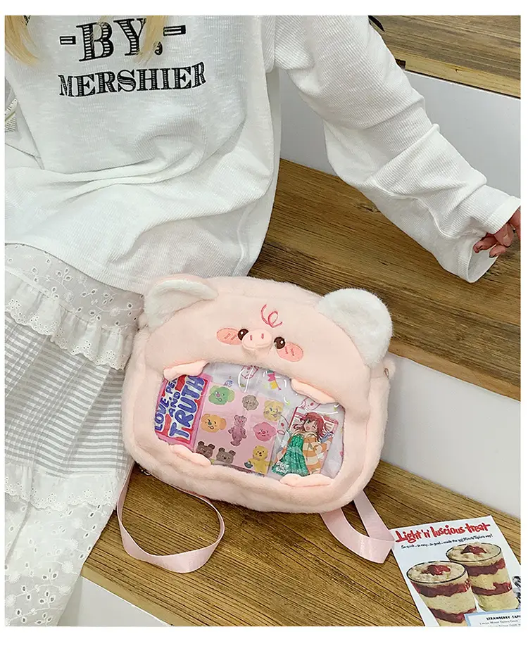 Cute Cartoon Plush Animal Backpack for Girls — feature 1