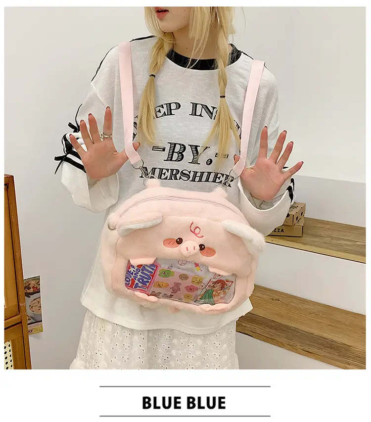 Cute Cartoon Plush Animal Backpack for Girls — feature 10