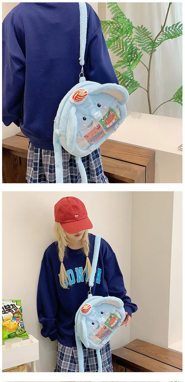Cute Cartoon Plush Animal Backpack for Girls — feature 14