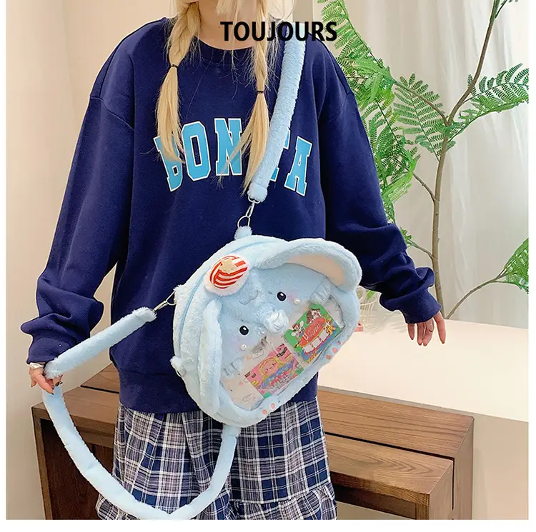 Cute Cartoon Plush Animal Backpack for Girls — feature 15