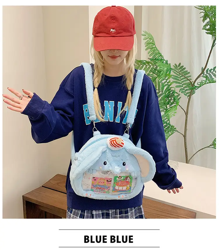Cute Cartoon Plush Animal Backpack for Girls — feature 17