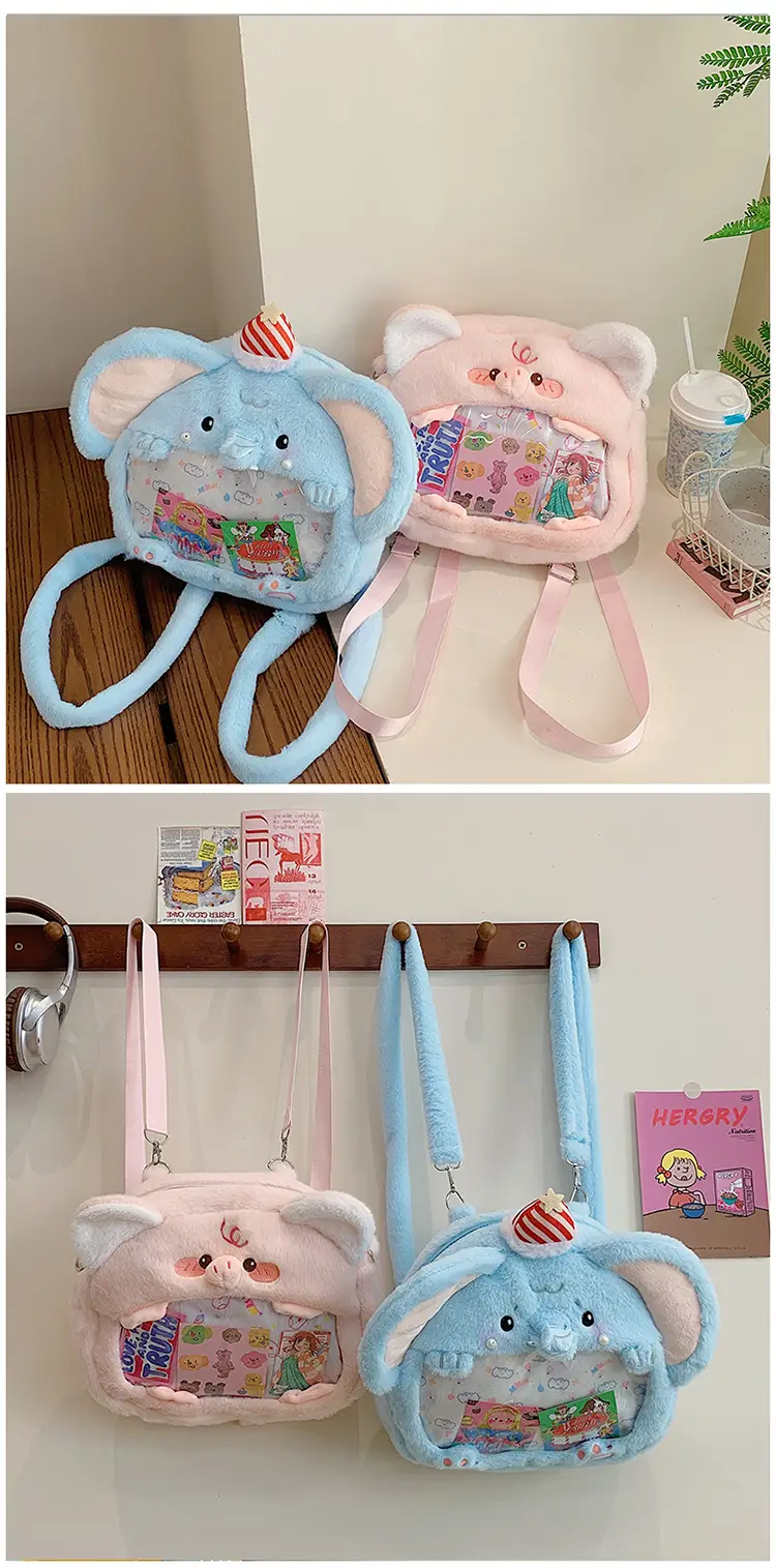 Cute Cartoon Plush Animal Backpack for Girls — feature 20