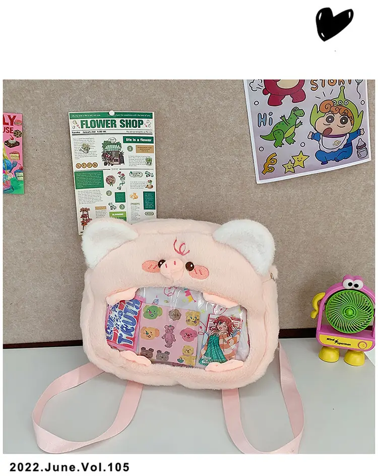 Cute Cartoon Plush Animal Backpack for Girls — feature 23
