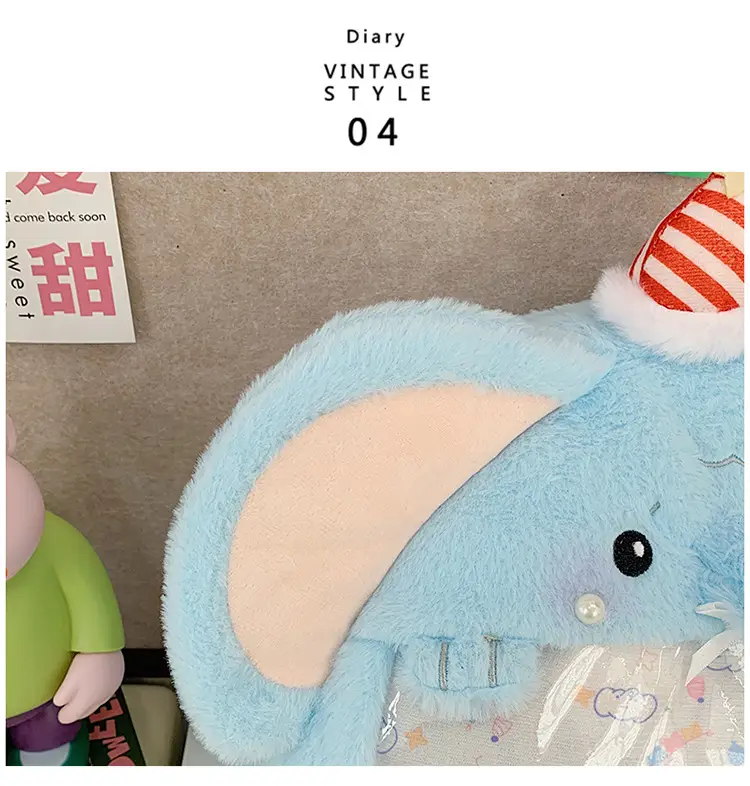 Cute Cartoon Plush Animal Backpack for Girls — feature 28
