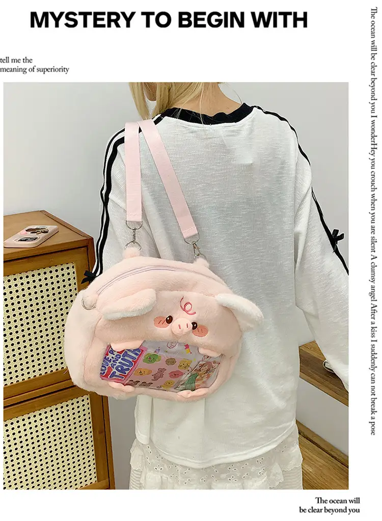 Cute Cartoon Plush Animal Backpack for Girls — feature 4