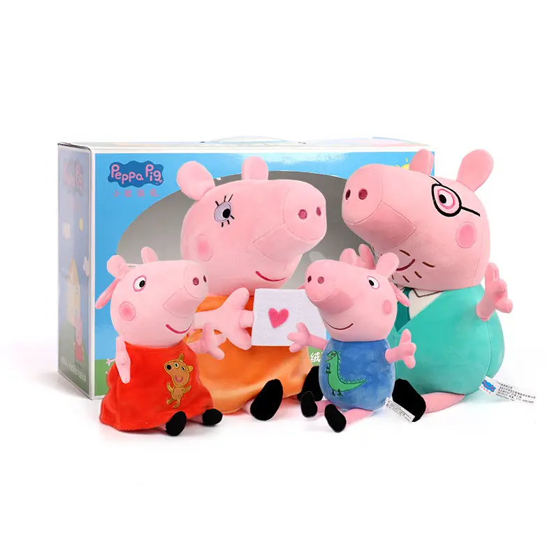 Long Billion Page Piggy Plush Toy George Peggy Dinosaur Teddy Pig Dad Pig Mom Pig Grandpa Pig Grandma