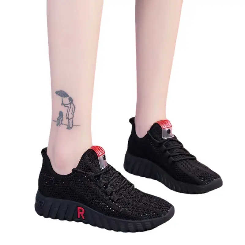 2023 Black Mesh Casual Shoes for Women - Image 7