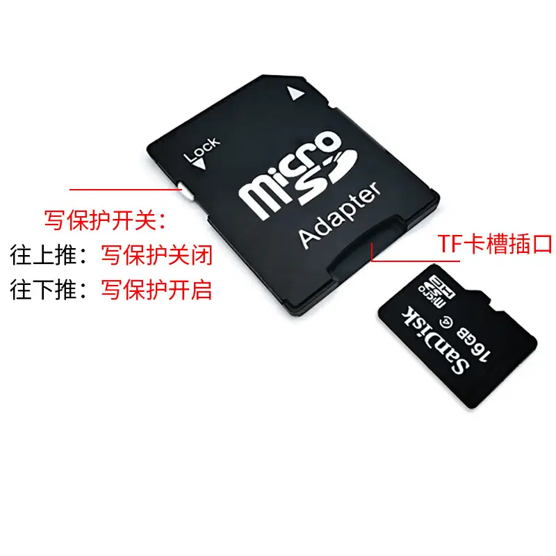 TF to SD Card Adapter Set Small Memory Large Card Reader