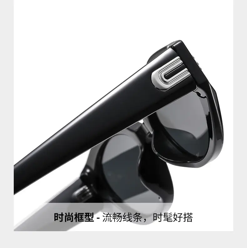 Korean Style Cat's Eye Sunglasses Black UV Resistant — feature 10