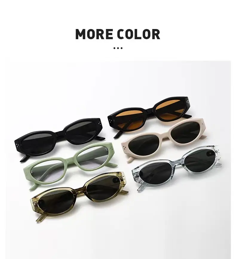 Korean Style Cat's Eye Sunglasses Black UV Resistant — feature 22