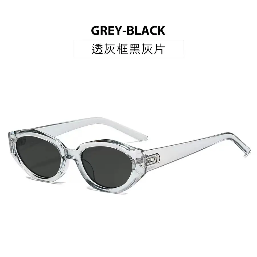 Korean Style Cat's Eye Sunglasses Black UV Resistant - Image 5