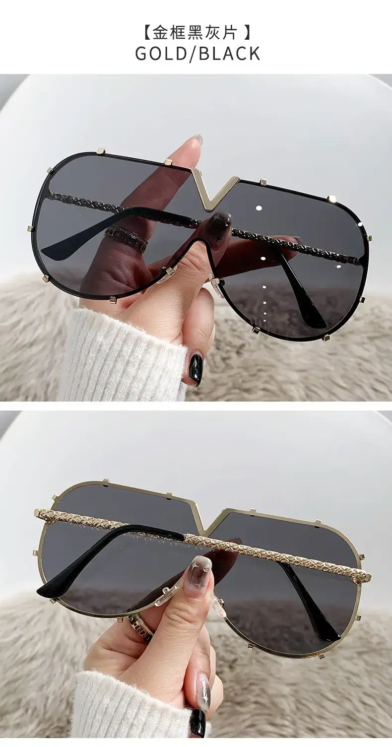 Women's Metal Frame Sunglasses with Colorful Lenses β feature 10