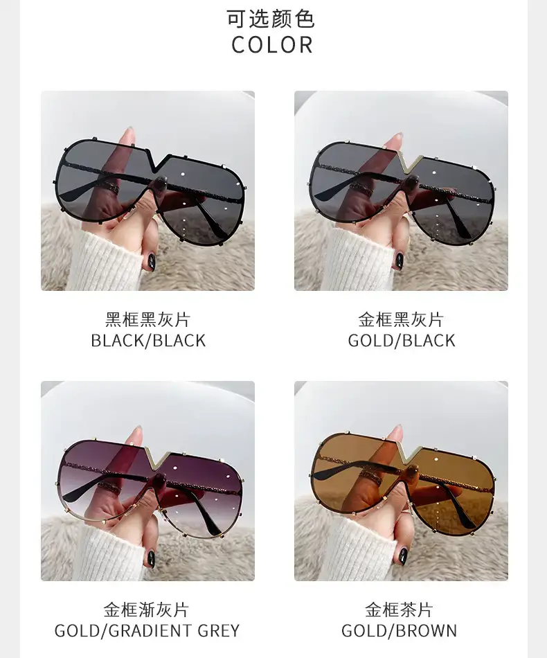 Women's Metal Frame Sunglasses with Colorful Lenses β feature 6