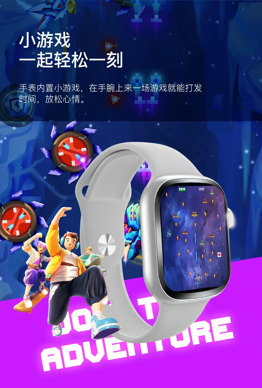 Tb35 Smart Watch Bluetooth Heart Rate Digital Watch White — feature 12