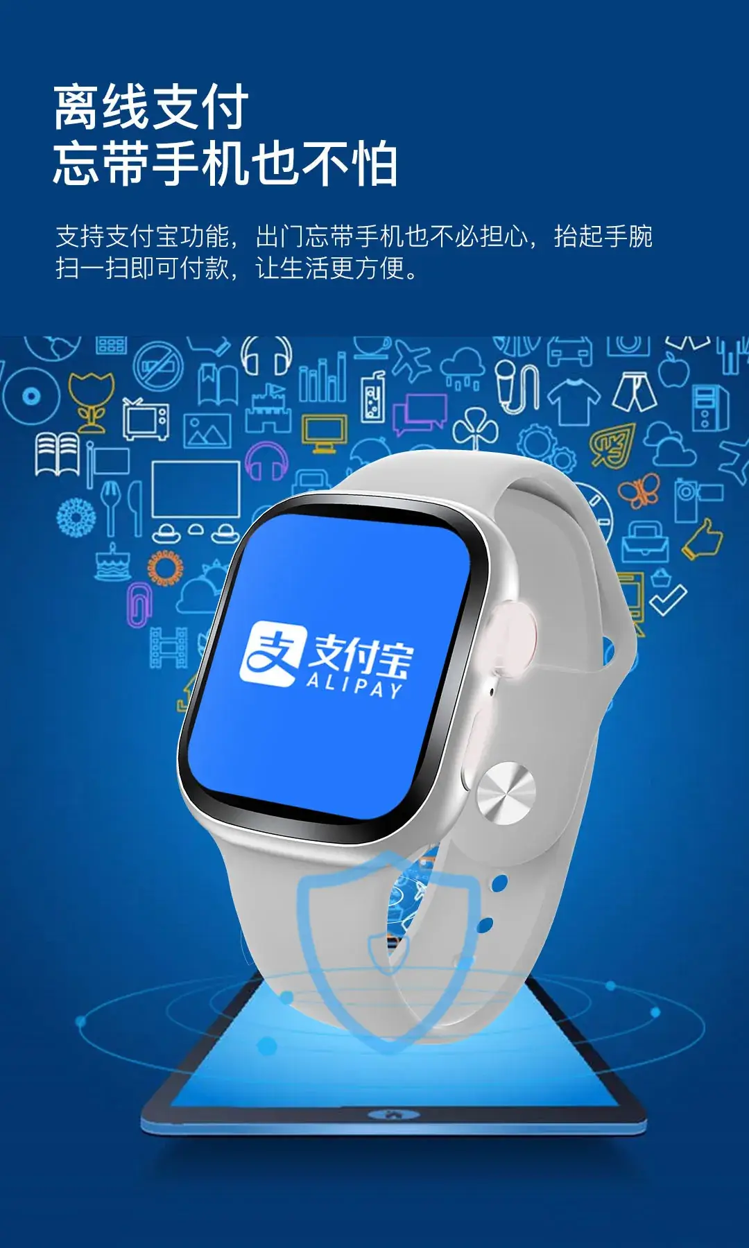 Tb35 Smart Watch Bluetooth Heart Rate Digital Watch White — feature 5