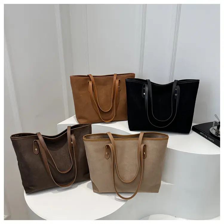 Large Capacity Tan Shoulder Bag for Women 2024 - Image 6