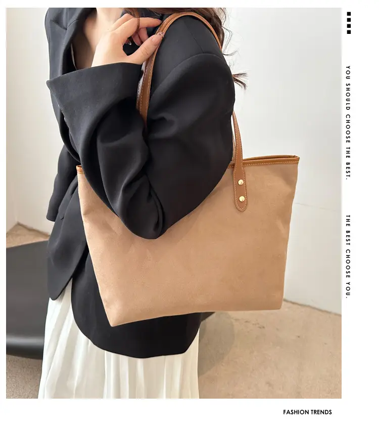 Large Capacity Tan Shoulder Bag for Women 2024 — feature 2