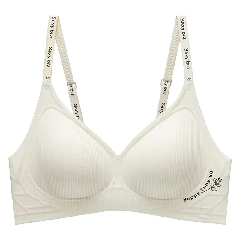Women's Black Push Up Seamless Bra with Adjustable Straps - Image 9