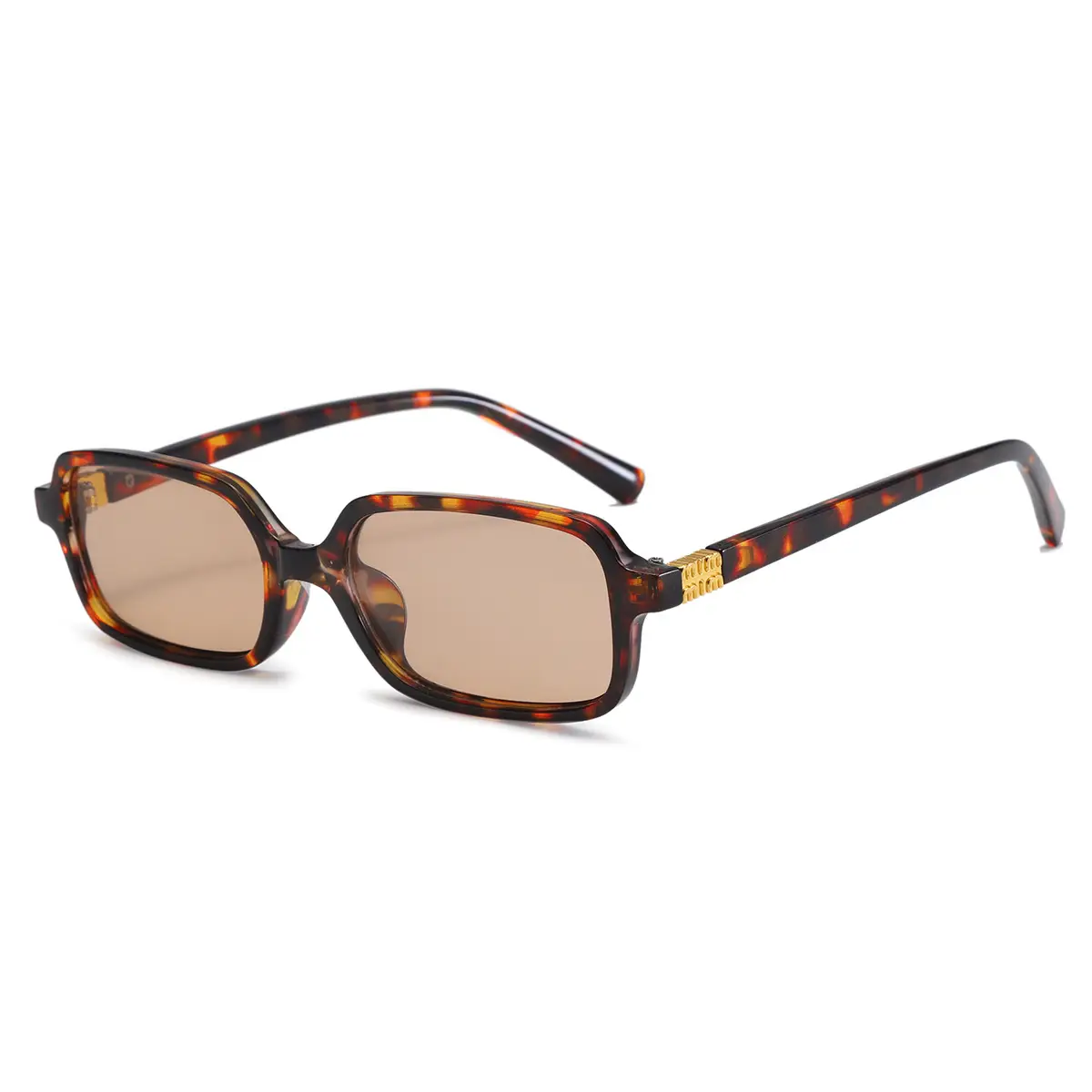 2025 New Square Frame Leopard Print Sunglasses Women - Image 21
