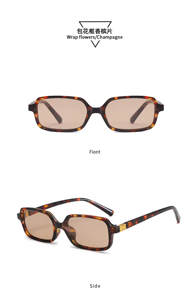 2025 New Square Frame Leopard Print Sunglasses Women β feature 21