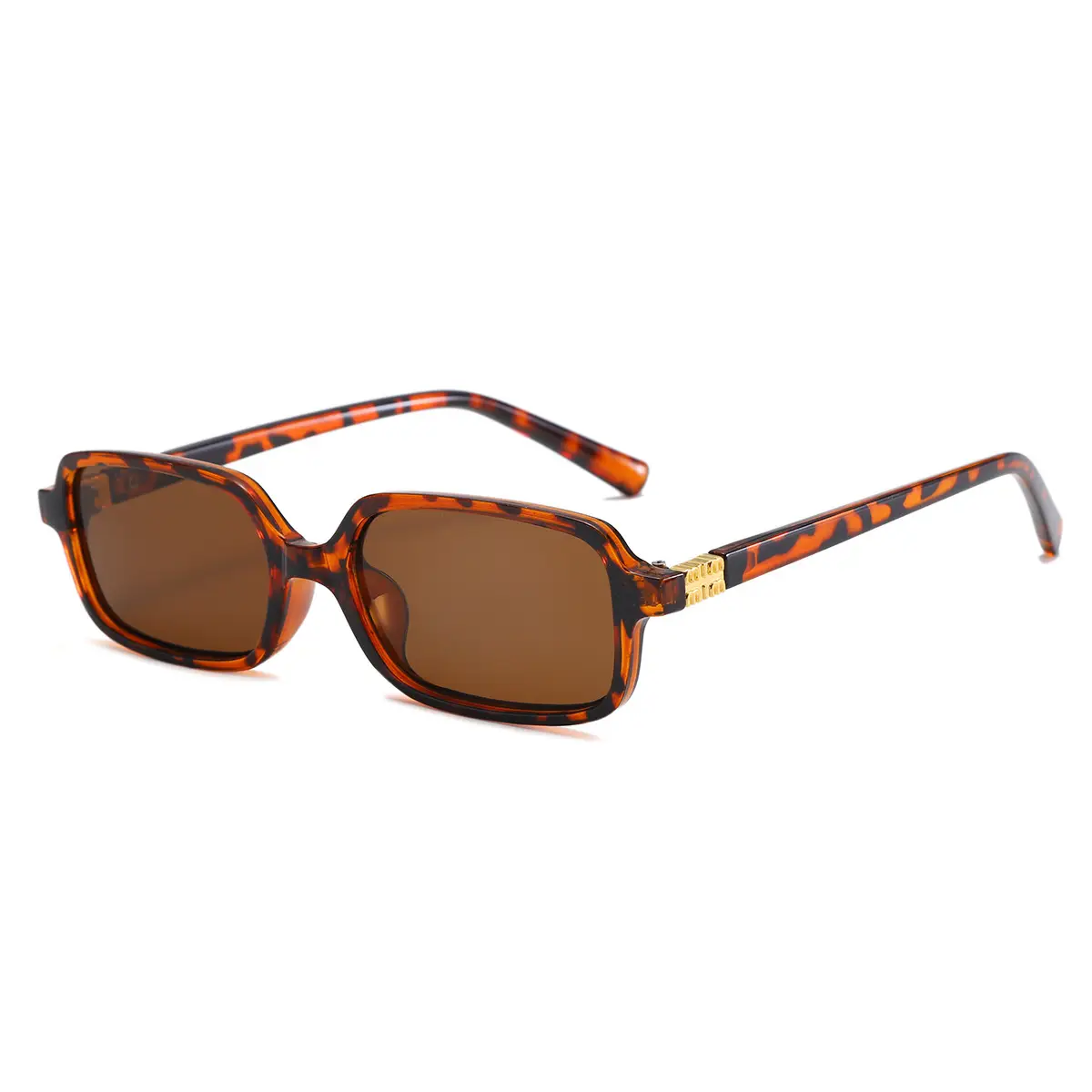 2025 New Square Frame Leopard Print Sunglasses Women - Image 11