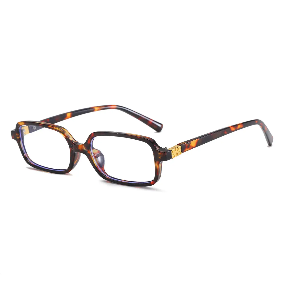 2025 New Square Frame Leopard Print Sunglasses Women - Image 15