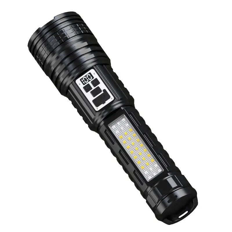 Tactical Yellow White Double Light Flashlight - Image 4