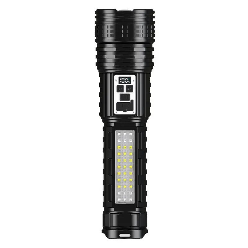 Tactical Yellow White Double Light Flashlight - Image 5